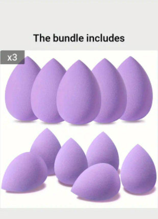 Спонжі для макіяжу 11 шт2 фото