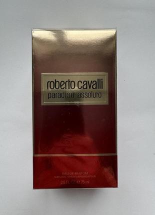 Парфумована вода roberto cavalli paradiso assoluto