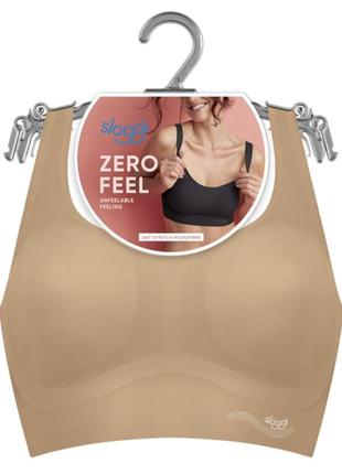 Нюдовый бюстгальтер / топ с уплотненной чашкой sloggi zero feel top