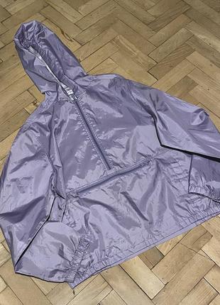 Оверсайз куртка-дождевик papaya