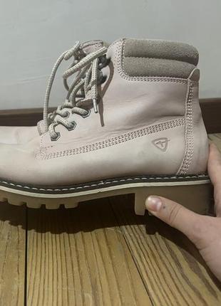 Ботинки женские tamaris light grey