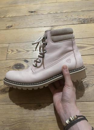 Ботинки женские tamaris light grey