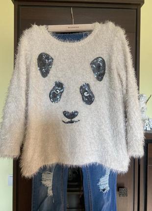 Крутой свитер травка батал marks & spencer