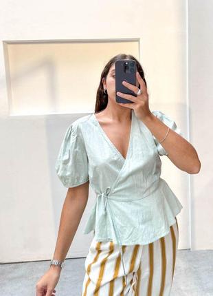 Блуза коттон/лён primark, размер xl-xxl