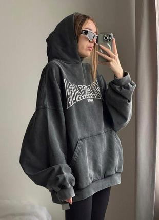 Графитовое худи balenciaga