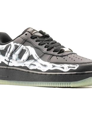 Nike air force 1 low skeleton black
