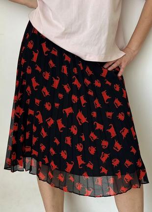 Pinko massimo zara hm mango юбка плиссе спідниця плісе асиметрія