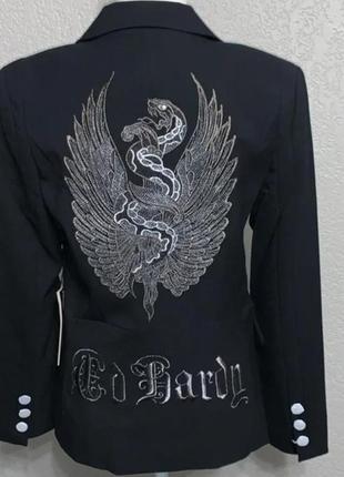 Жакет чёрный ed hardy оригинал эд харди