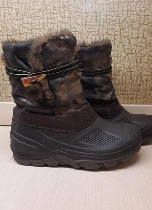 Чоботи зимові для дівчинки 32р сновбутси
