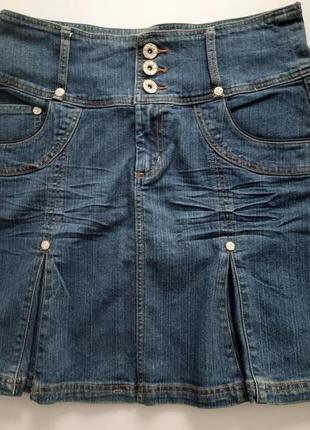 Юбка джинсовая размер м...l1 фото
