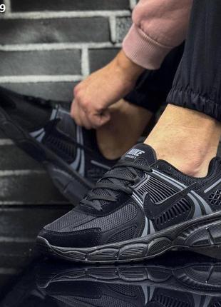 Кроссовки Nike Shox Gravity Atmosphere Grey Black black (черные)