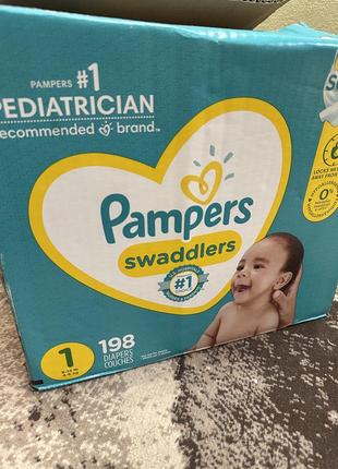 Подгузники pampers 1 swaddlers