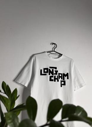 Longchamp luxury original tee плотна футболка оригінал