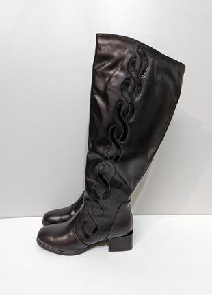Сапоги 43-44 р кожа