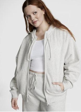 Толстовка, худі на флісі victoria’s secret, xs
