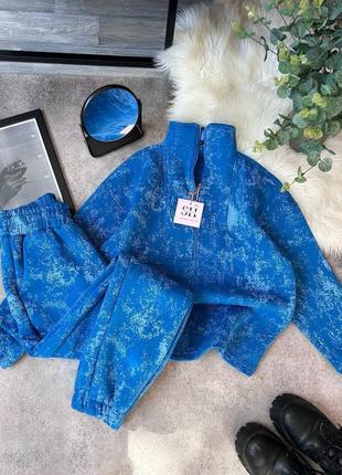 Принтованный флисовый костюм двойка невероятного качества 😍❤️‍🔥