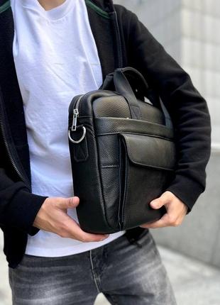 Кожаная сумка классическая