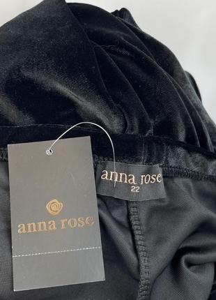 Трендові велюрові оксамитові штани великого розміру  / anna rose / uk 22 / eu 50-52 / 4xl-5xl / стан3 фото