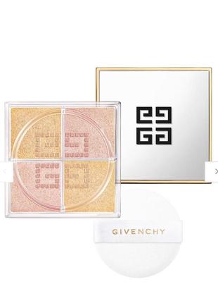 Givenchy prisme libre highlighter holiday edition - двухцветный рассыпчатый пудровый хайлайтер2 фото