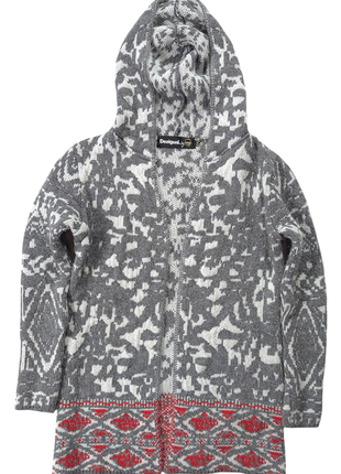 Desigual by christian lacroix открытый кардиган с капюшоном s