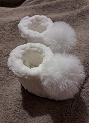 Детские пинетки плюшевые, детские пинетки