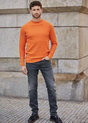 Джинси чоловічі slim fit livergy німеччина р. м (48), темно сірі