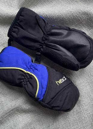 Краги варежки термо head на 2/4 рички