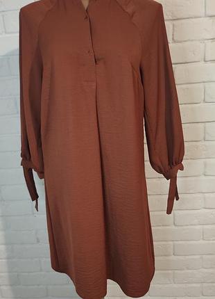Сукня теракотового кольору, s.