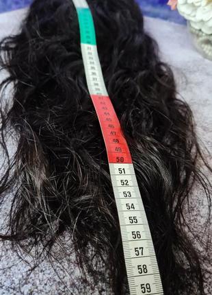Шикарный парик из 100% натуральных волос длинна 60см.