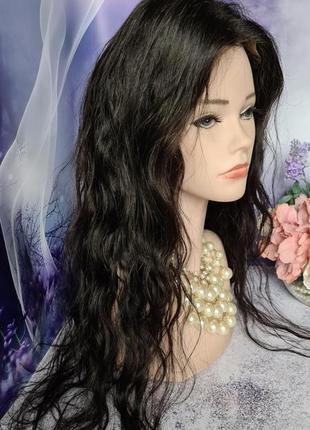Шикарный парик из 100% натуральных волос длинна 60см.