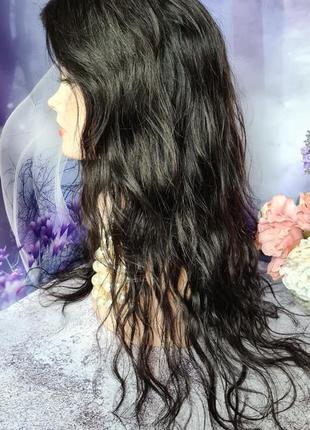 Шикарный парик из 100% натуральных волос длинна 60см.