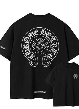 Футболка chrome hearts футболка хром хартс хром харц