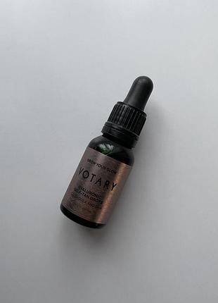 Крапельки для автозасмаги з гіалурованою кислотою та календулою voraty hyaluronic self-tan drops