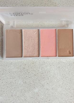 Ln pro 4 steps contour (тестер) палетка для контуринга