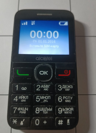 Кнопковий телефон alcatel one touch 2008g