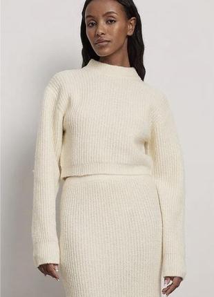 Джемпер nakd кремового цвета