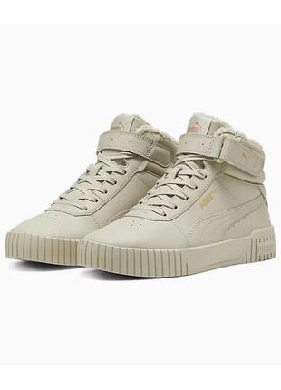 Жіночі утеплені високі кросівки хайтопи puma Glory carina