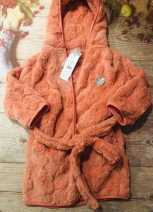 Флисовый халат george 5/6 лет
