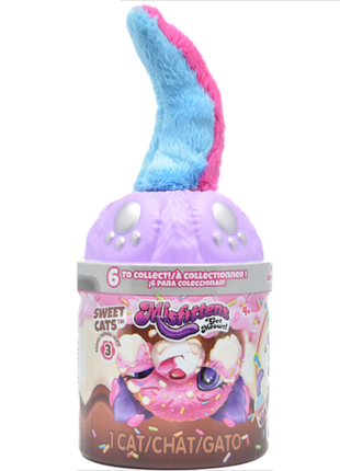 Misfittens w3 мягкая игрушка сюрприз котик в банке кот 03948 cat surprise plush sweet cats