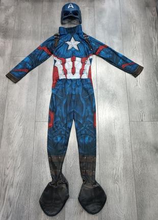 Костюм супергероя марвел marvel капітан америка captain america + маска