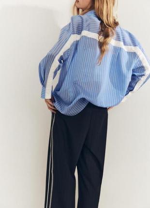 Поплиновая рубашка оверсайз3 фото