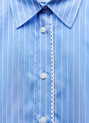 Поплиновая рубашка оверсайз6 фото