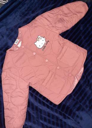 Весенняя / осенняя курточка на девочку 98р. hello kitty