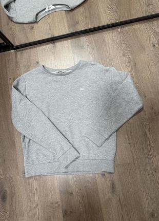 Свитшот серый lee cooper