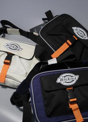 Барсетка dickies чорна / бежева / синя