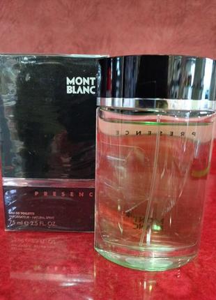 Montblanc presence туалетная вода для мужчин