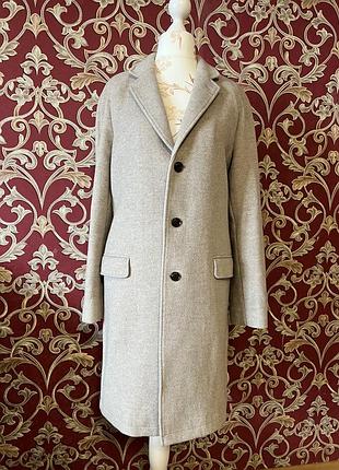 Пальто кашемир шерсть reiss