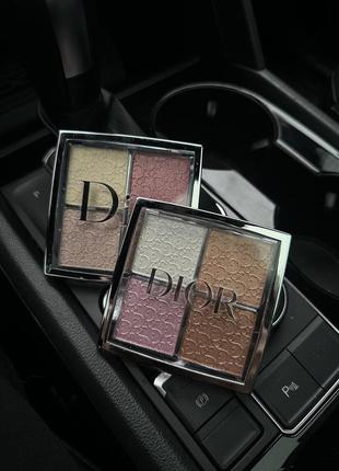Палетка хайлайтеров диор dior backstage glow face