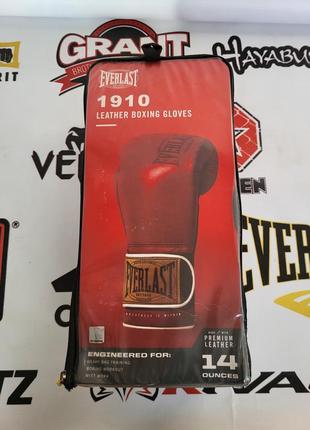 Боксерские перчатки everlast 1910 classic оригинал 14 унций 16 унций
