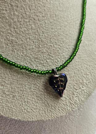 Подвеска из бисера ручной работы 2